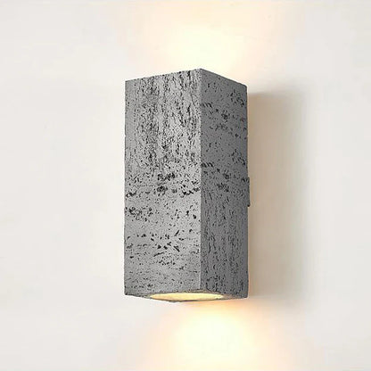 Wabi-Sabi Cement Wall Lamp