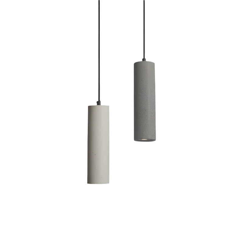 Cement Chandelier: Modern LED Pendant Light