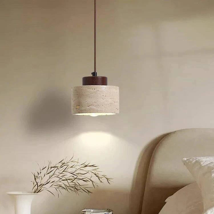 Nordic Travertine Clear Pendant Lamp