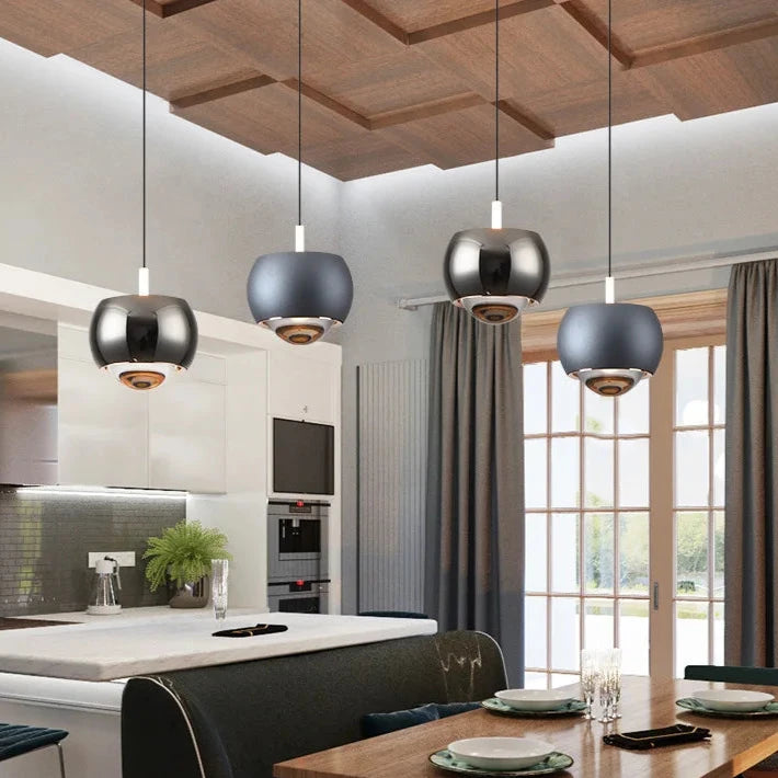 Modern Aluminum Light Ball LED Pendant Lamp