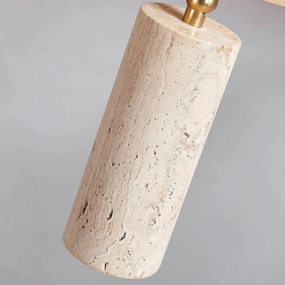 Travertine 3 Heads Ceiling Light Fixtures