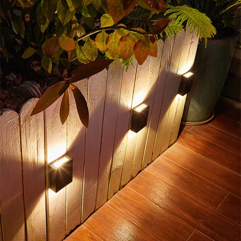 SolarGlow - Wireless LED Solar Wall Lamps Deluxe for a perfect atmosphere in your garden