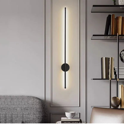 Modern Black Aluminum Wall Lamp