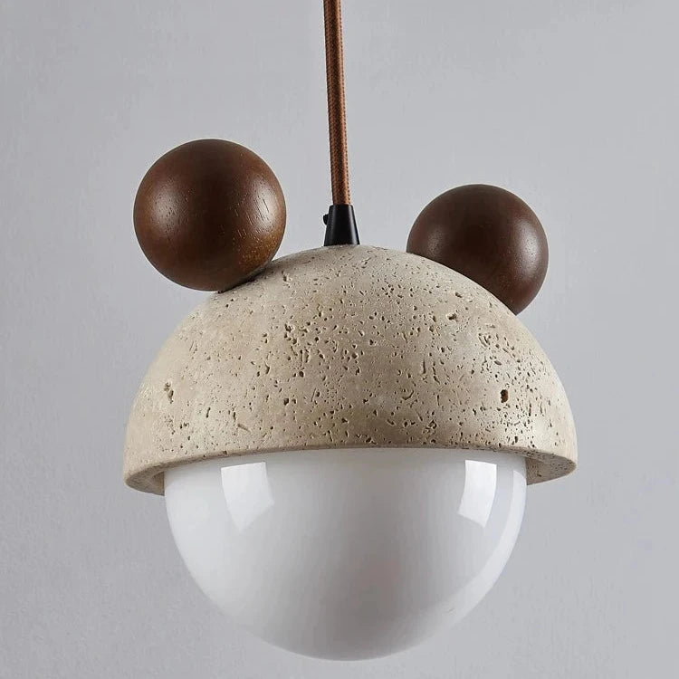 Travertine Micky Hanging Light