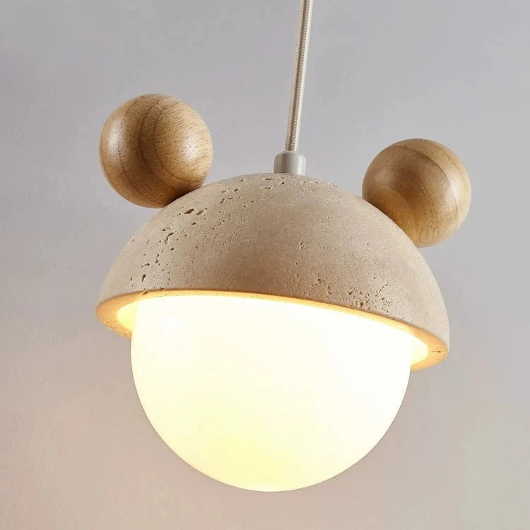 Travertine Micky Hanging Light