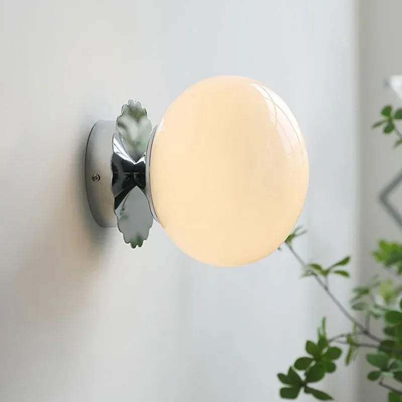 Nordic Pink Pearl Ball Wall Lamp