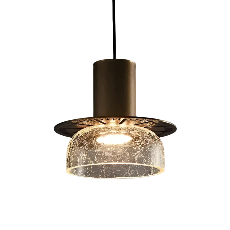 Retro Cracked Glass Pendant Lamp