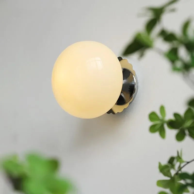 Nordic Pink Pearl Ball Wall Lamp