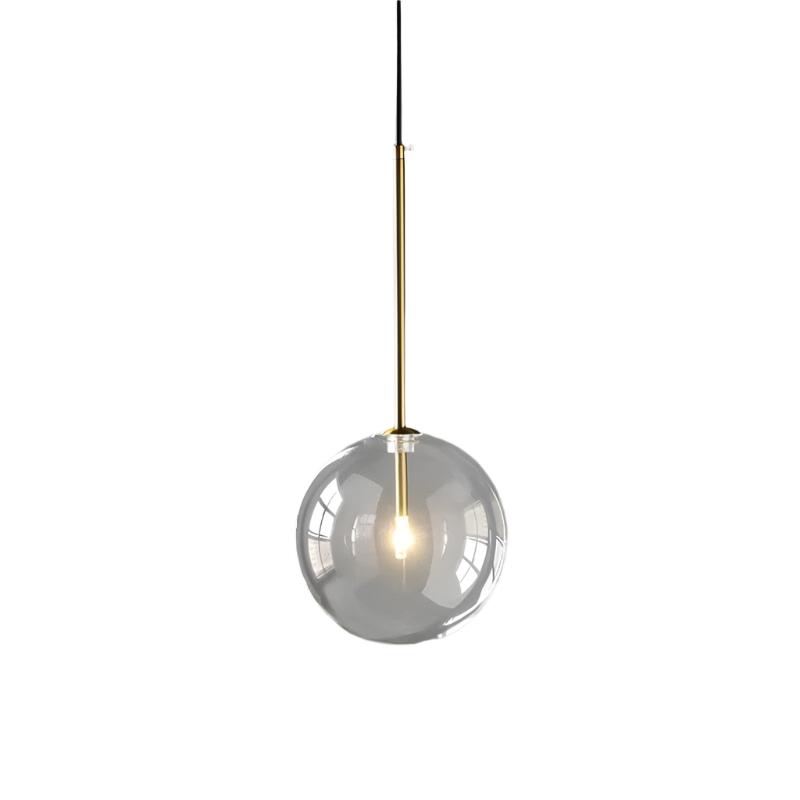 Scandinavian Glass Ball Pendant Light