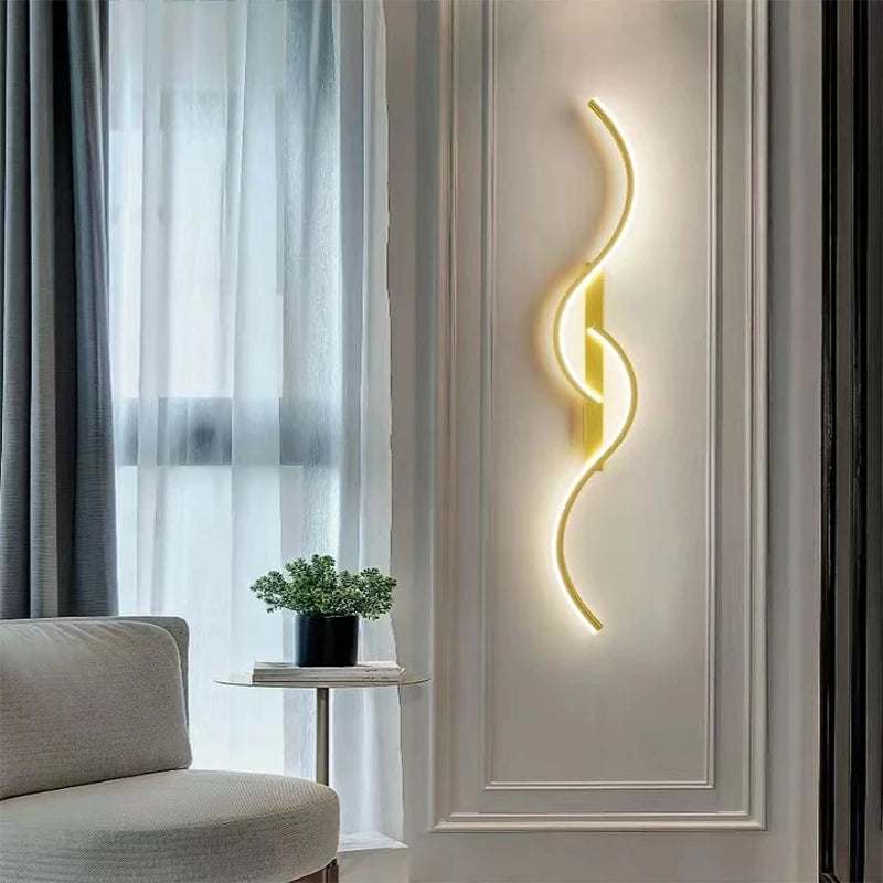 Lampada da parete LED lineare elegante