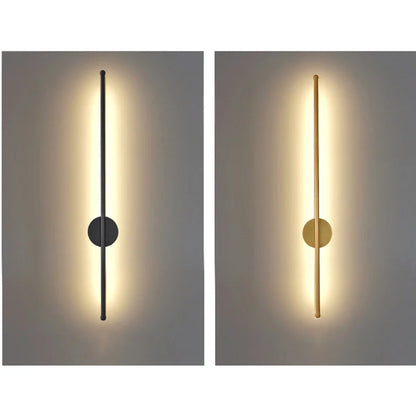 Modern Black Aluminum Wall Lamp