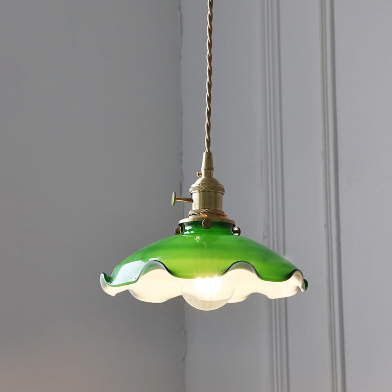 Shanghai Luxe Retro Glass Pendant Light