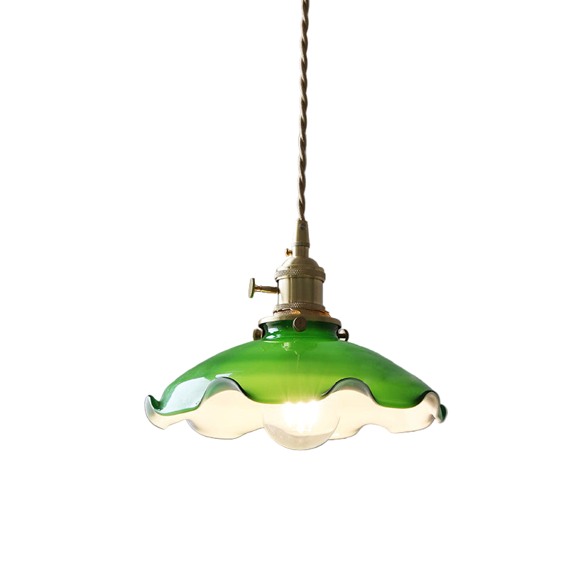Shanghai Luxe Retro Glass Pendant Light