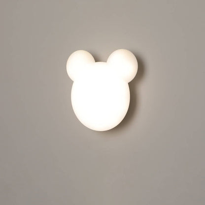 GlowUp - Lámpara de pared LED en forma de oso de dibujos animados