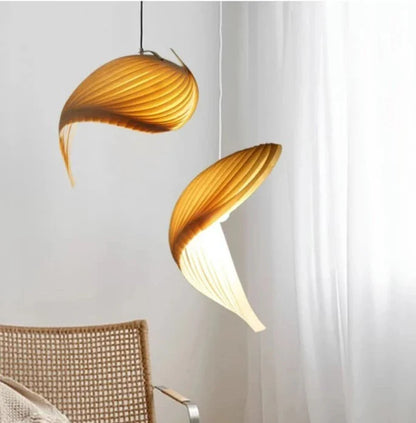 Elegant Japanese Vortex Pendant Light