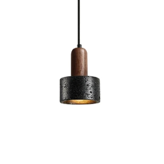 Black Stone LED Pendant Light
