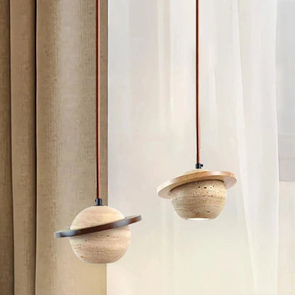 Travertine Planeet Hanglamp