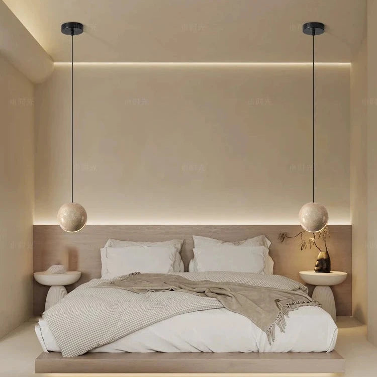 Travertine Lunar Chandelier – hugbel