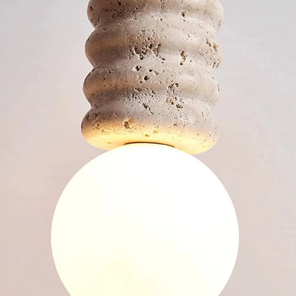 LED Chandelier Modern Stone Bedside Pendant Lamp