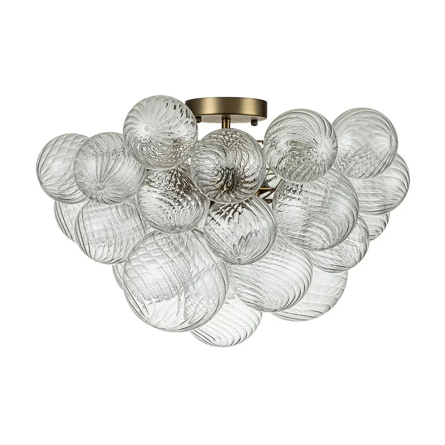 Cluster Ribbed Bubble Chandelier