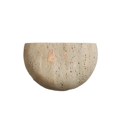 Medieval Style Travertine Wall Lamp