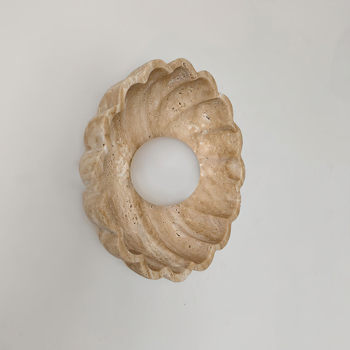 Aurea Moderne Travertin-Wandlampe