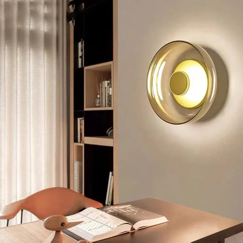 Elegant Neo LED Glass Wall Light