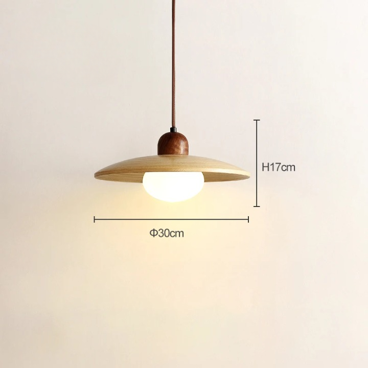 Noordse Bamboe &amp; Houten Hanglamp