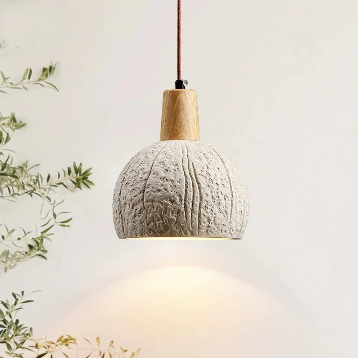 Elegant Round Concrete Cement Pendant Chandelier