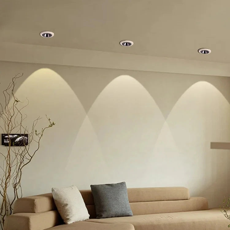 Round Travertine Recessed LED Spotlight