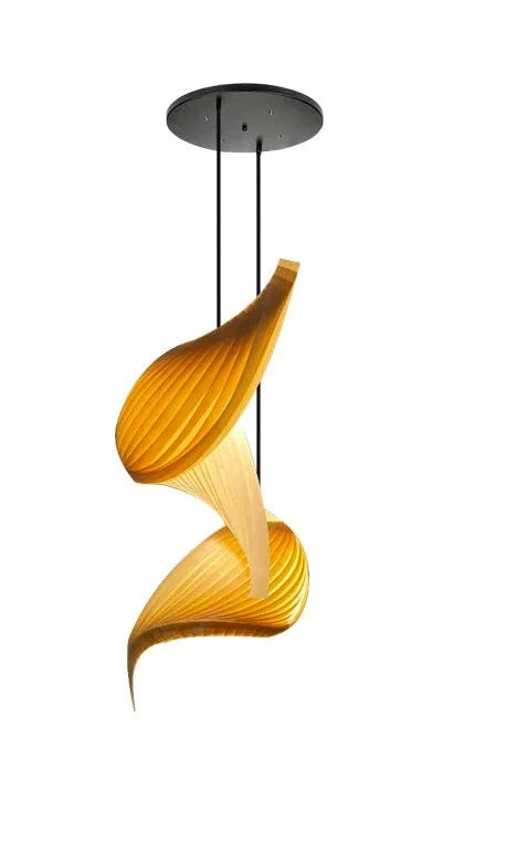 Elegant Japanese Vortex Pendant Light