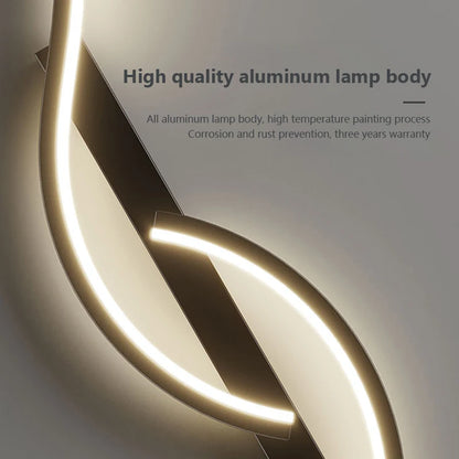 Strakke Lineaire LED Wandlamp