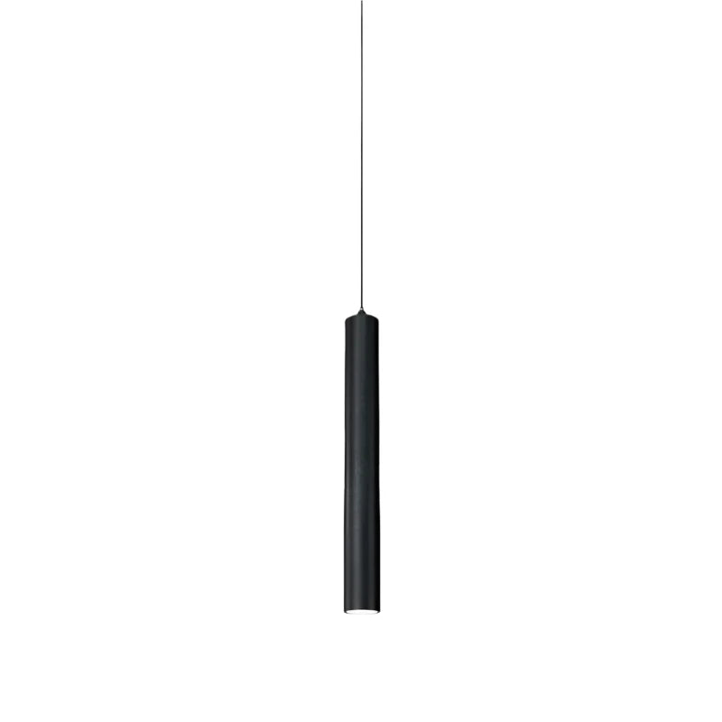 Modern Black Plated Pendant Light with LED Bulbs