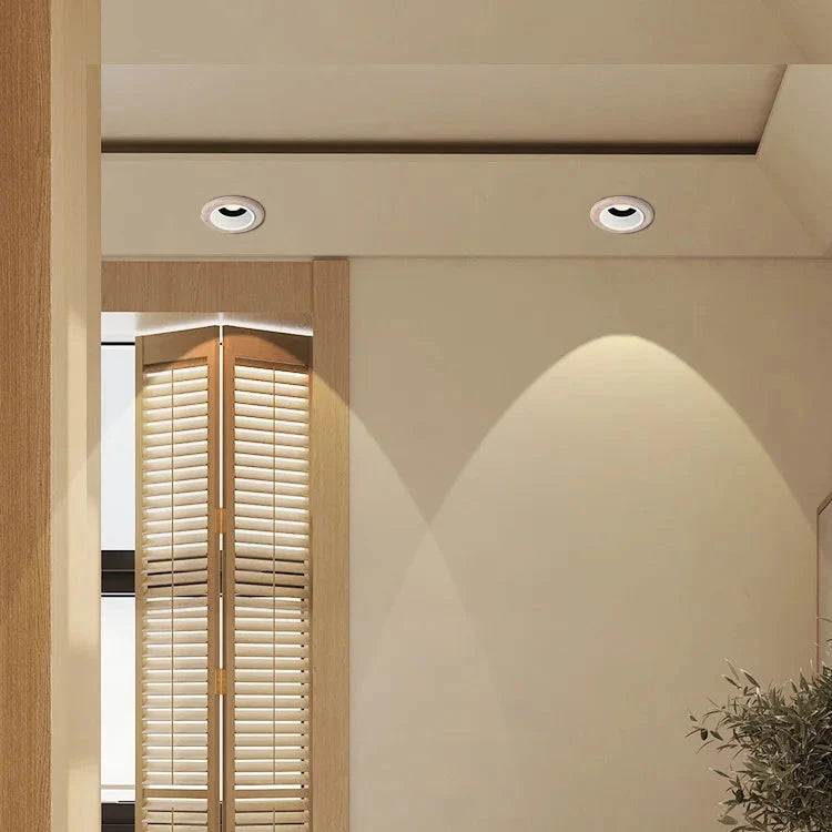 Round Travertine Recessed LED Spotlight