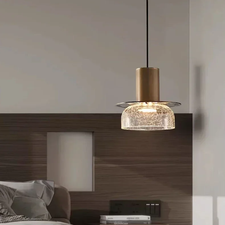 Retro Cracked Glass Pendant Lamp