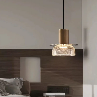 Retro Cracked Glass Pendant Lamp