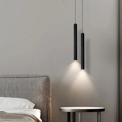 Modern Black Plated Pendant Light