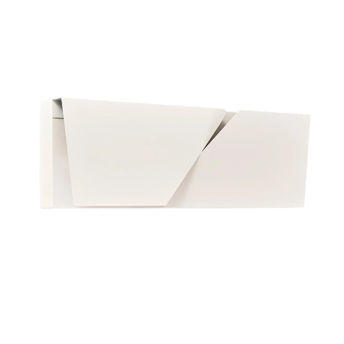 The Geometry of Silence Minimalist Aluminum Wall Light