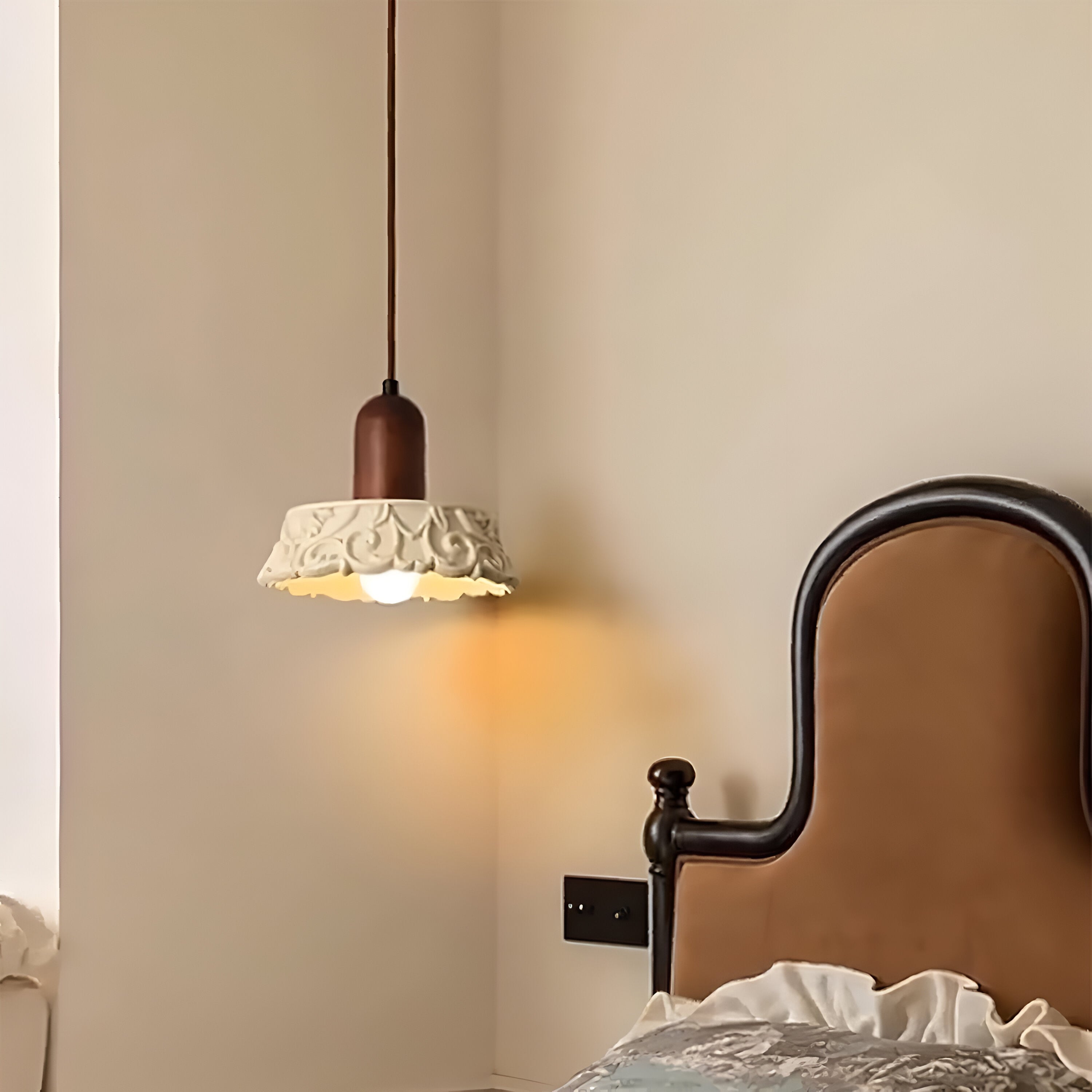 Moderne Nordic Hars Koepel Shana Hanglamp