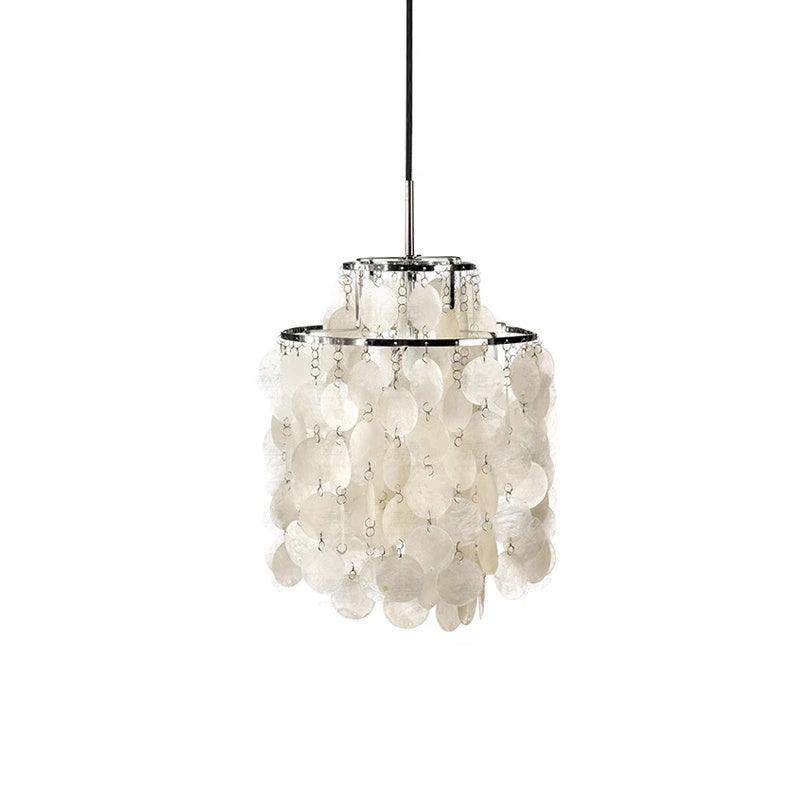 Italian Vintage Natural Seashell Pendant Light