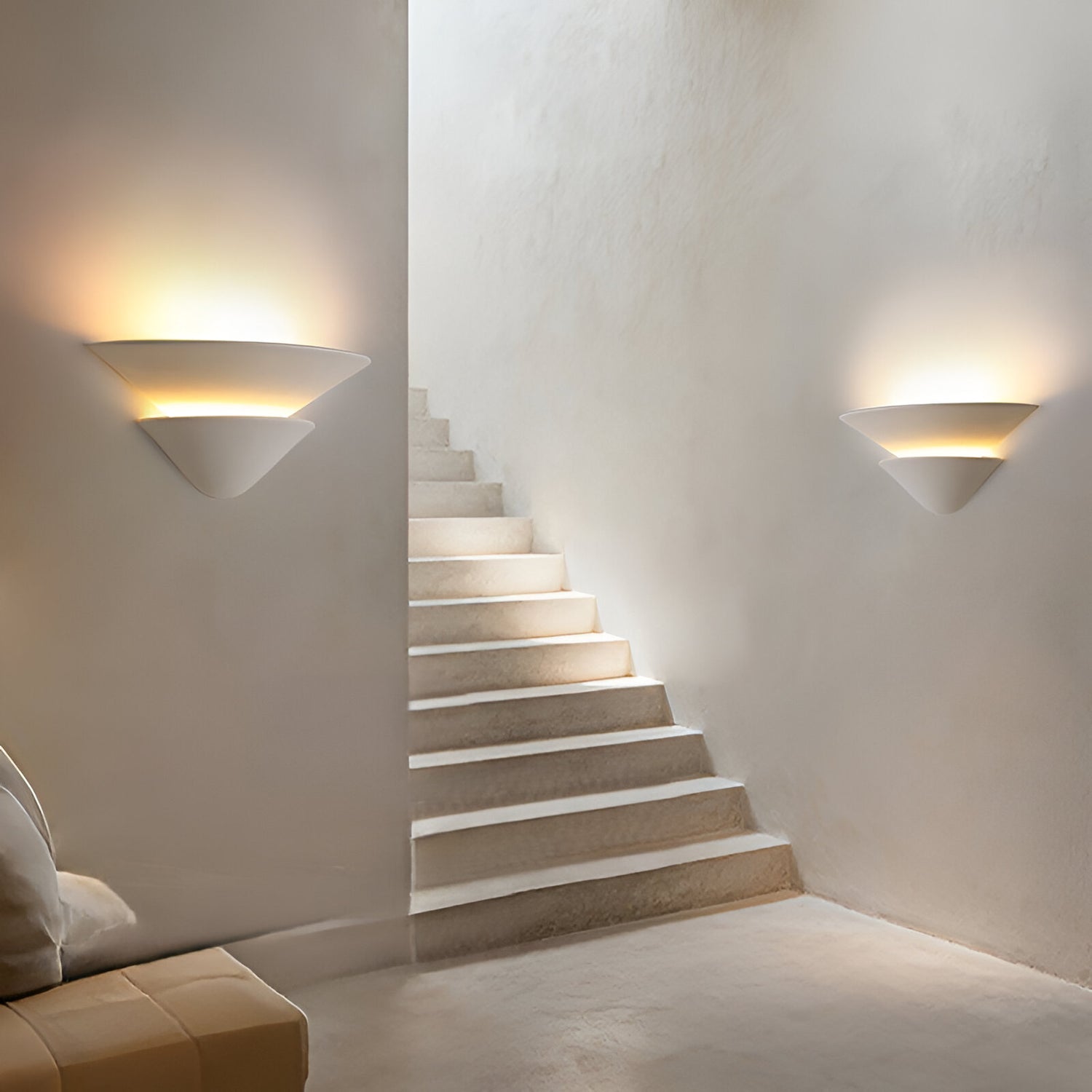 Shellora Wabi-Sabi Plaster Wall Light