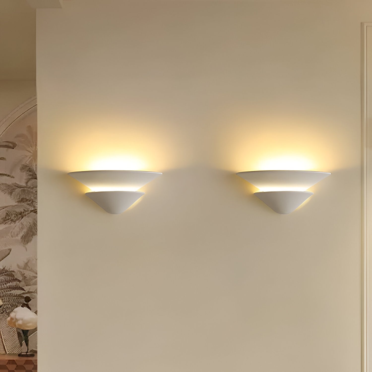 Shellora Wabi-Sabi Plaster Wall Light