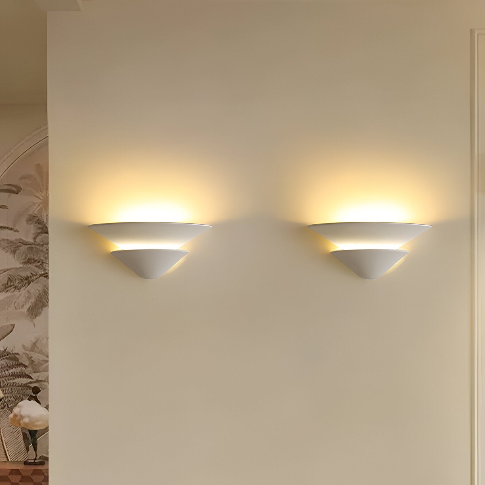 Shellora Wabi-Sabi Plaster Wall Light