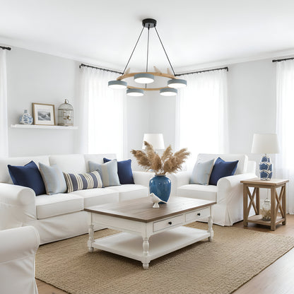 Sienna Nordic Acrylic Bird Round Pendant Light