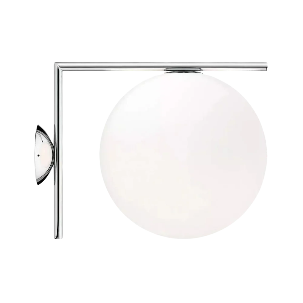 La lampe murale globe suspendue