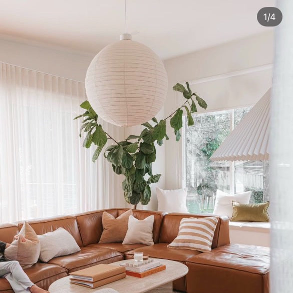 Sky Burst Japandi Paper Minimalist Ceiling Light
