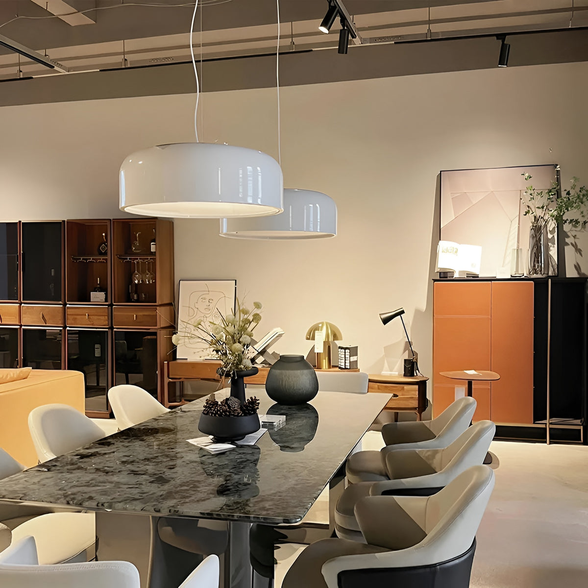Stelo Modern Nordic Aluminum Polycarbonate Pendant Light