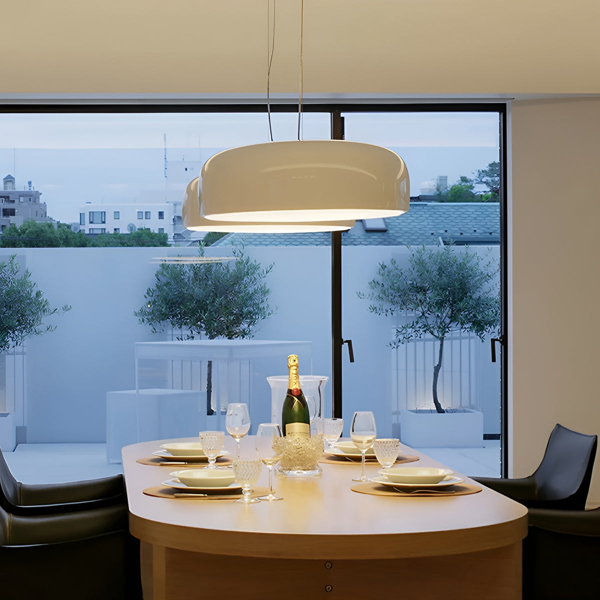 Stelo Modern Nordic Aluminum Polycarbonate Pendant Light