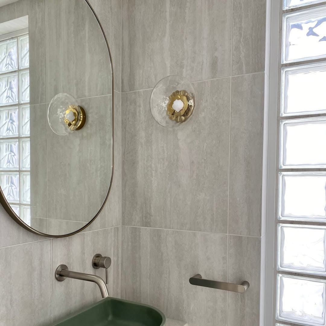 Nordic Round Design Ceto Glass Wall Light