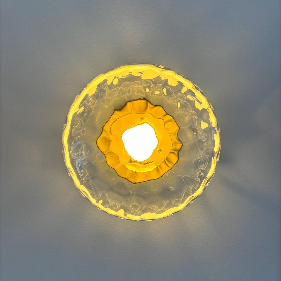 Nordic Round Design Ceto Glass Wall Light